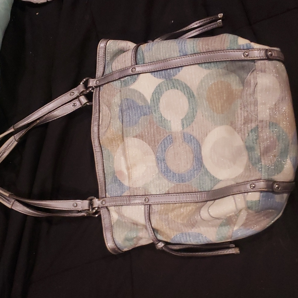 Sparkly Coach purse